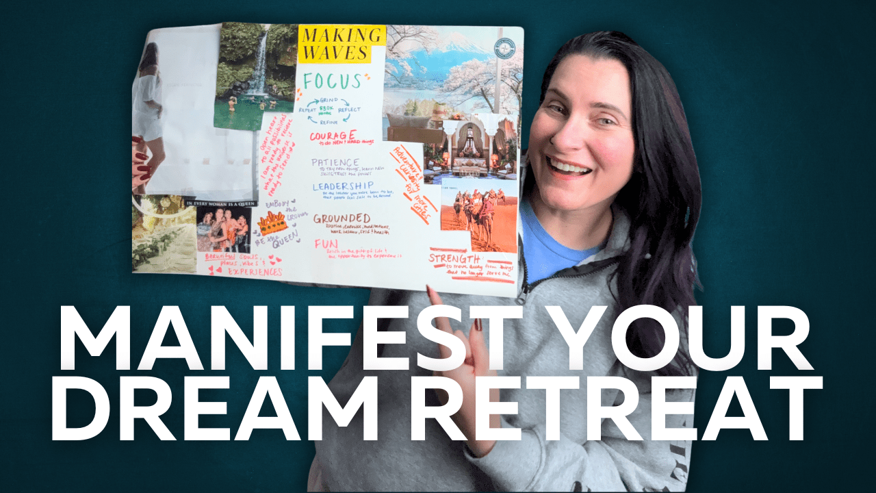 manifest your dream retreat with your vision board 2025